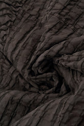 Forest Brown Checkered Linen Cotton Trousers 5