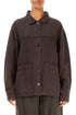 Forest Brown Heavy Linen Jacket 1