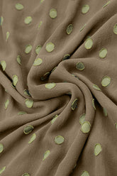 Forest Mist Light Dotty Silk Scarf 4