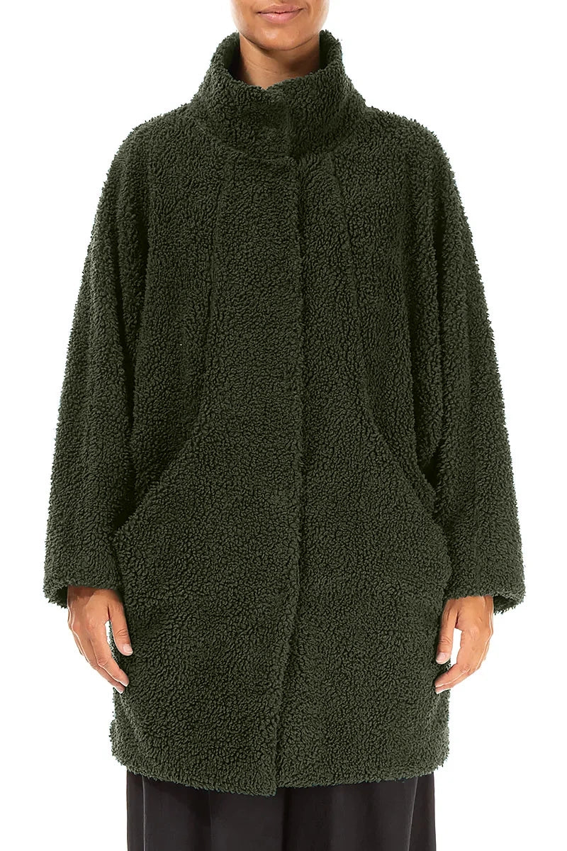 Forest Mist Teddy Cotton Coat 1