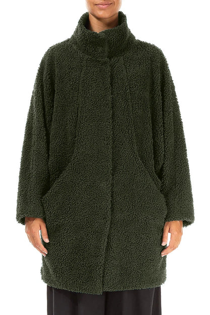 Forest Mist Teddy Cotton Coat 1
