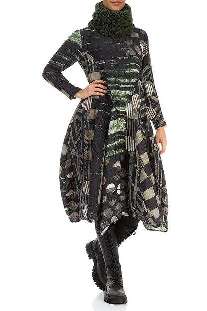 Forest Mist Teddy Cotton Infinity Scarf 2