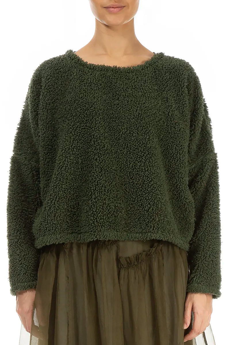 Forest Mist Teddy Cotton Jumper 1