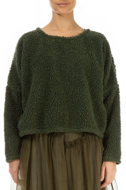 Forest Mist Teddy Cotton Jumper 2
