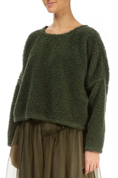 Forest Mist Teddy Cotton Jumper 4
