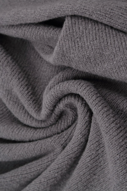 Frilled Neck Vintage Violet Wool Cardigan 5