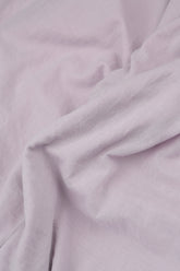 Frilly Flower Lilac Silk Cotton Scarf 5