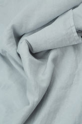 Frilly Flower Silver Grey Silk Cotton Skirt 4