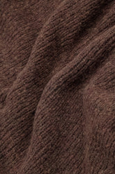 Fringed Brown Wool Cardigan 5