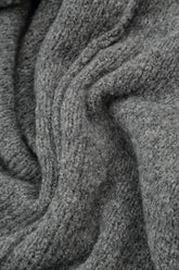 Fringed Grey Wool Cardigan 5