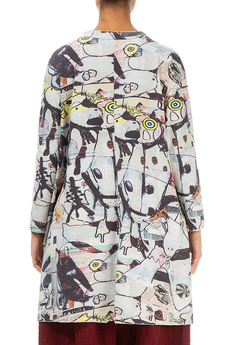 Front Zip Artful Elements Cotton Tunic 2
