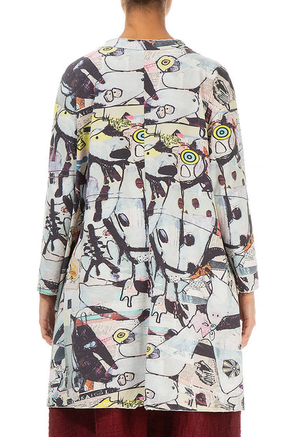 Front Zip Artful Elements Cotton Tunic 2