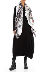 GRIZAS Abstract Art Pure Silk Scarf 2