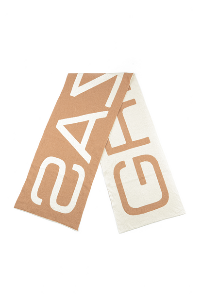 GRIZAS Caramel Soft Wool Scarf 5