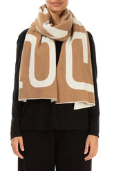 GRIZAS Caramel Soft Wool Scarf 1