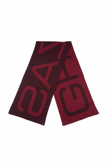 GRIZAS Dark Red Soft Wool Scarf 4