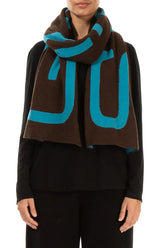 GRIZAS Turquoise Soft Wool Scarf 1