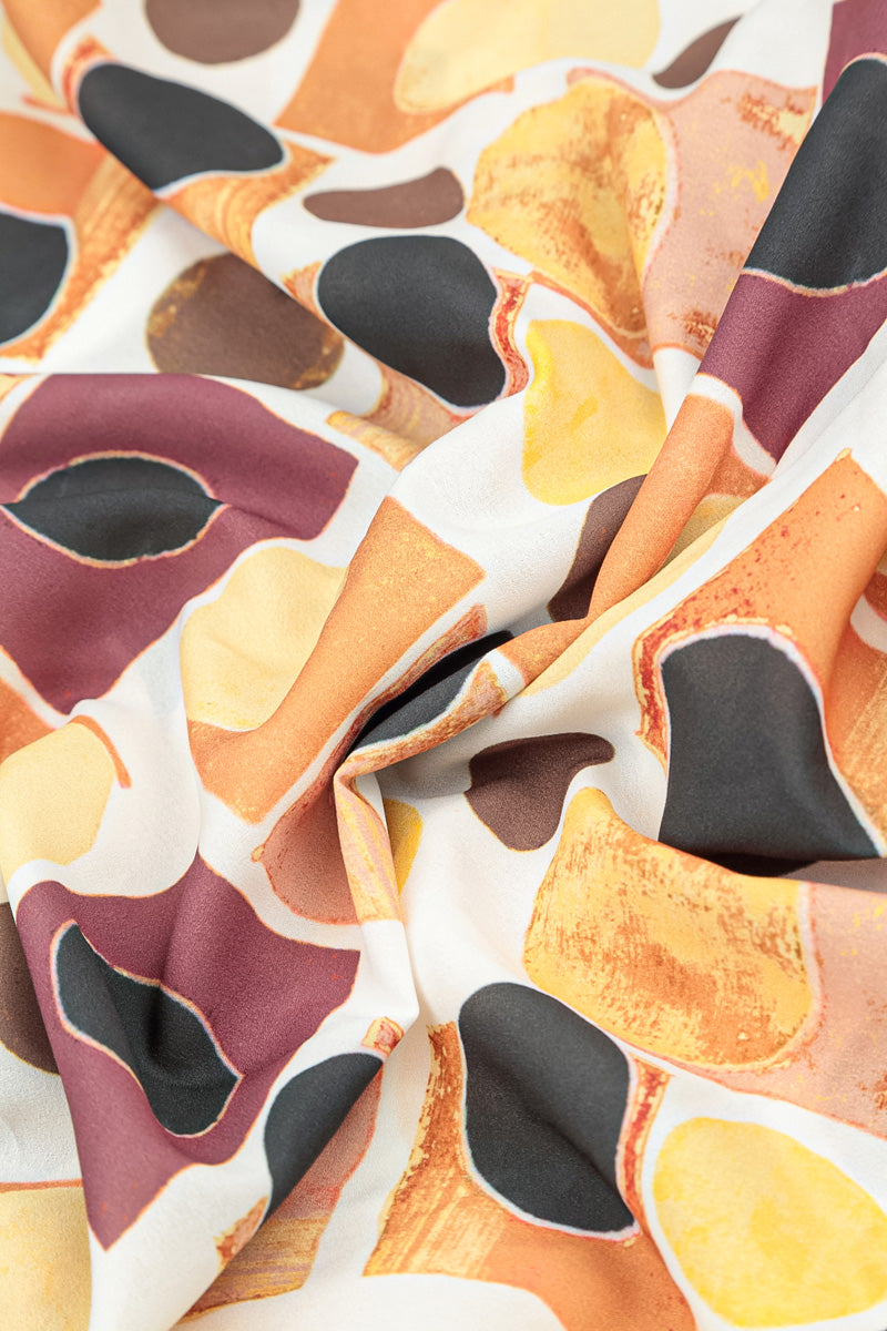 Geometric Sunset Light Scarf 5