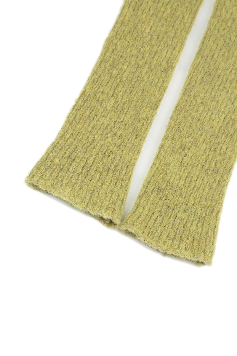 Golden Lime Wool Wrists