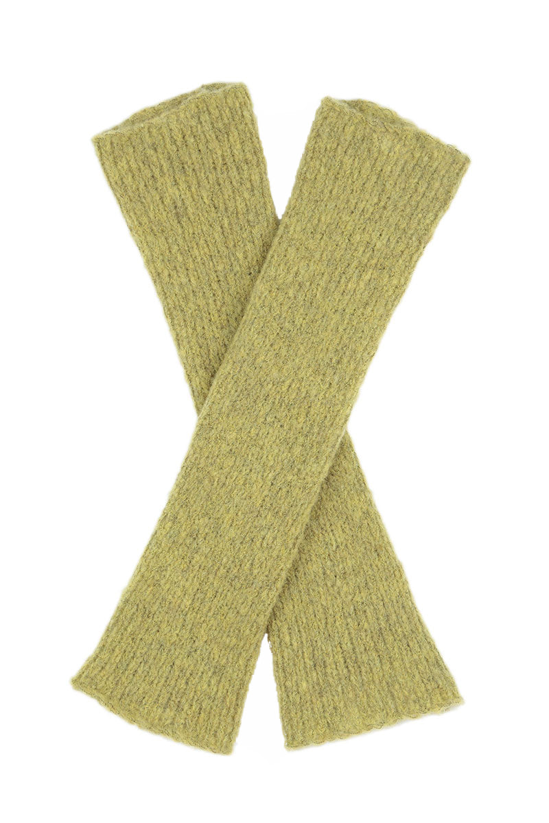 Golden Lime Wool Wrists