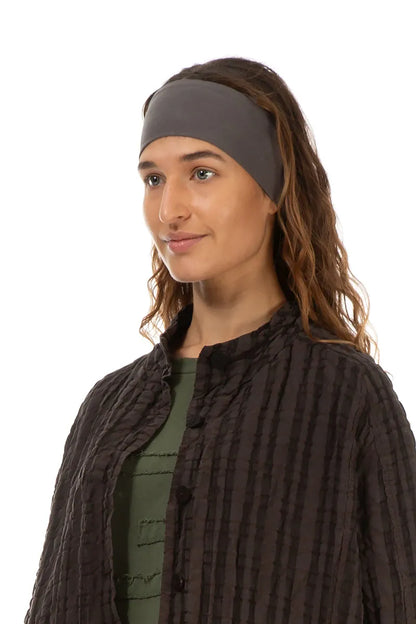Graphite Cotton Headband 1