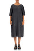 Graphite Linen Shift Dress 1