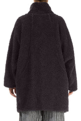Graphite Teddy Cotton Coat 2