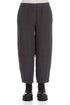 Graphite Textured Linen Trousers 1