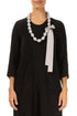 Greige Silk Bead Necklace 1