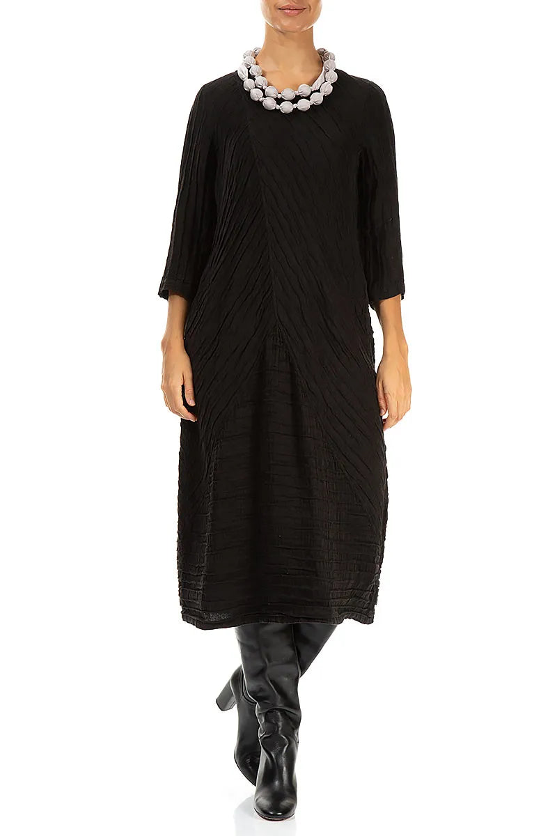 Greige Silk Bead Necklace 2