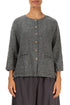 Grey Mélange Linen Jacket Blouse 1