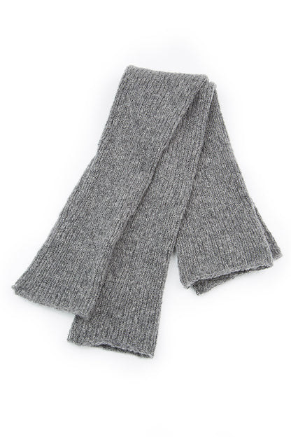 Grey Wool Leg Warmers