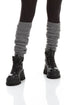 Grey Wool Leg Warmers 1