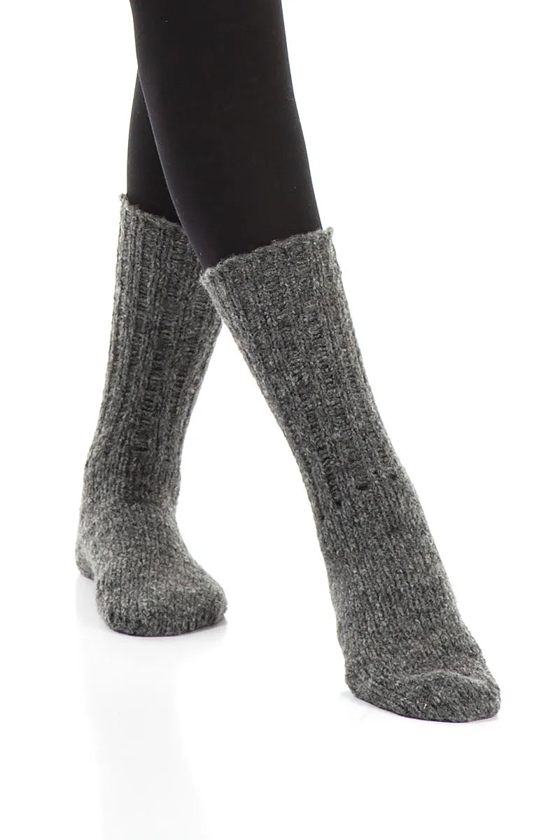 Grey Wool Socks