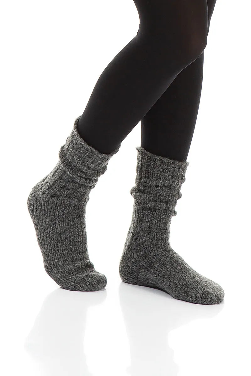 Grey Wool Socks