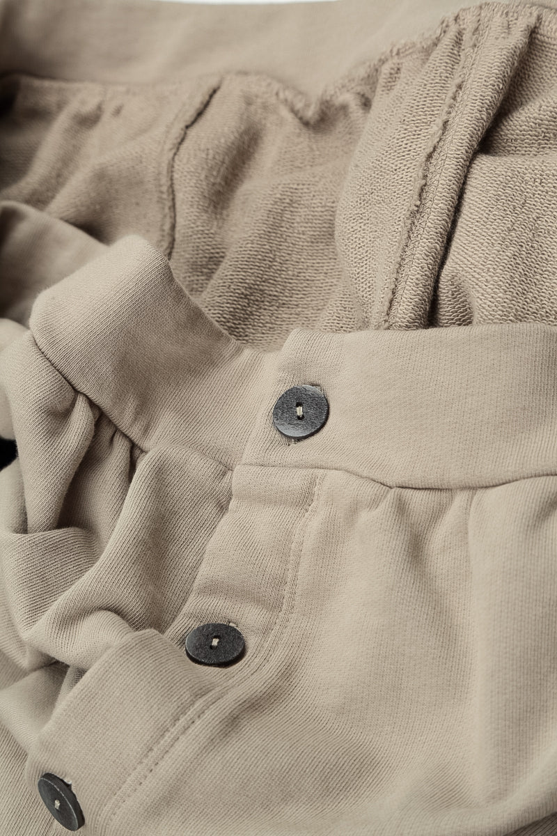 High Collar Olive French Terry Cotton Jacket 6