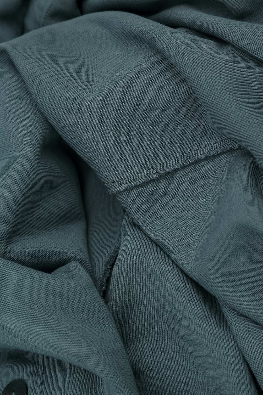 High Collar Slate French Terry Cotton Jacket 6