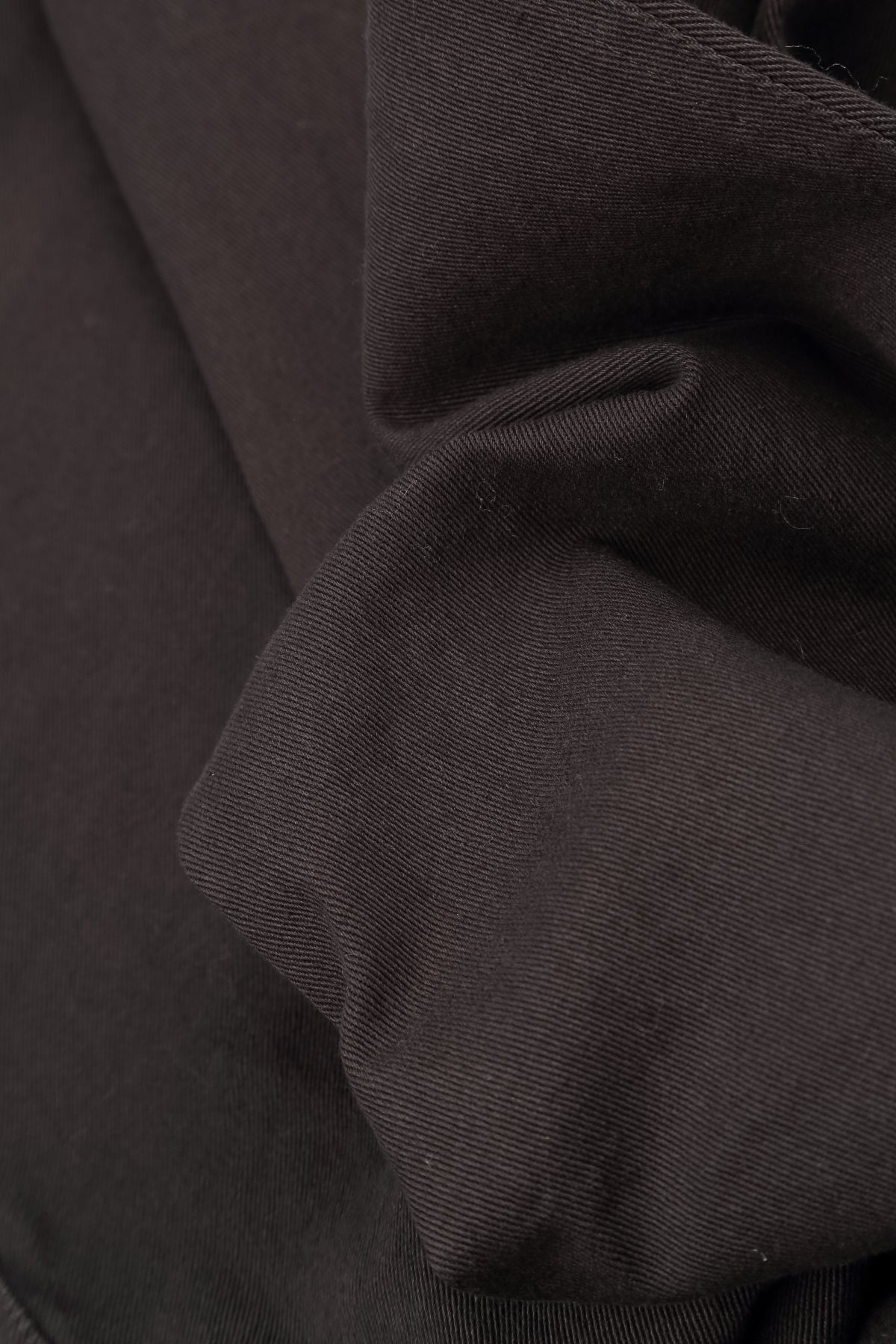 Hooded Charcoal Stretch Cotton Coat