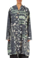 Hooded Faded Moonlight Cotton Jacket 1