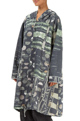 Hooded Faded Moonlight Cotton Jacket 3