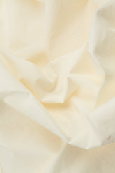 Hooded Off White Cotton Coat 5