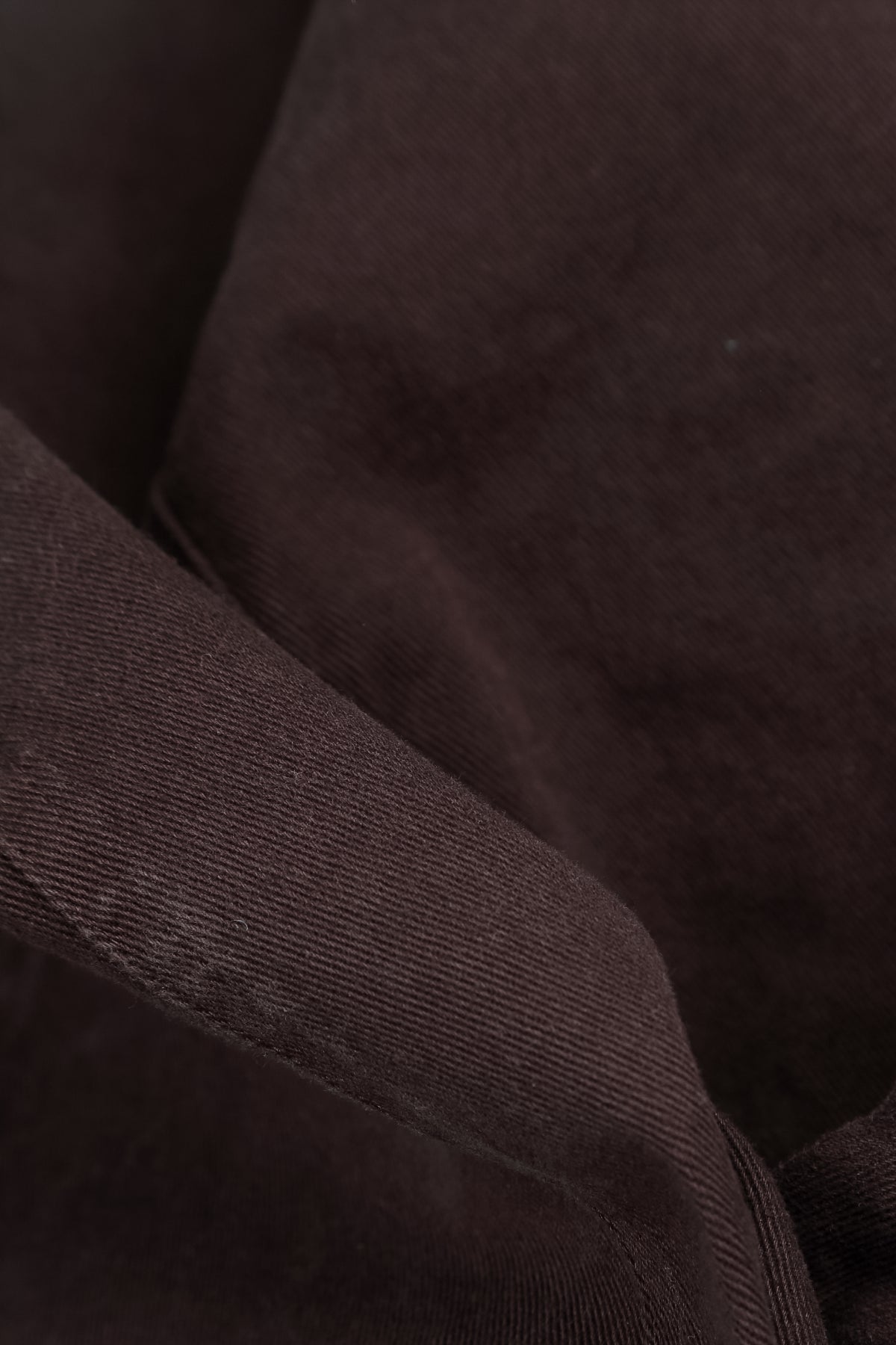 Hooded Truffle Brown Stretch Cotton Coat
