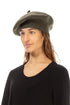 Khaki Knitted Wool Beret 1