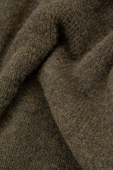 Khaki Knitted Wool Beret 5