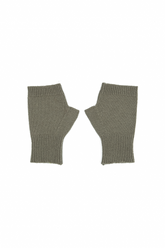 Khaki Soft Wool Arm Warmers 4