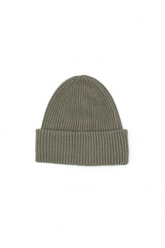 Khaki Soft Wool Beanie Hat 4