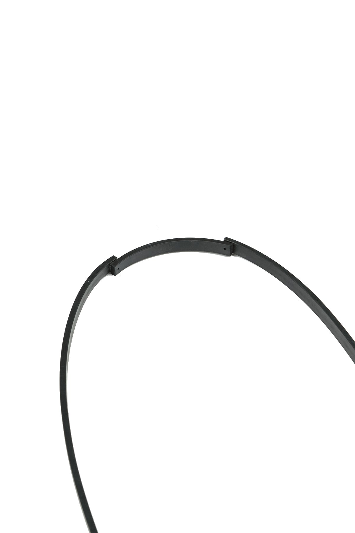 Knotted Black Rubber Necklace 6