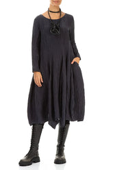 Knotted Black Rubber Necklace 2