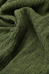 Loose Lime Mélange Linen Shirt 5