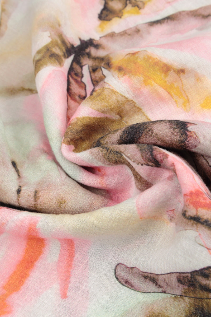 Romantic Oasis Linen Dress 5